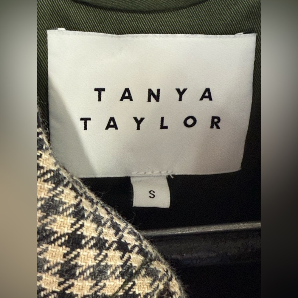 NWOT! Tanya Taylor Walton Gingham Cotton Double-Breasted Jacket - Picture 6 of 8